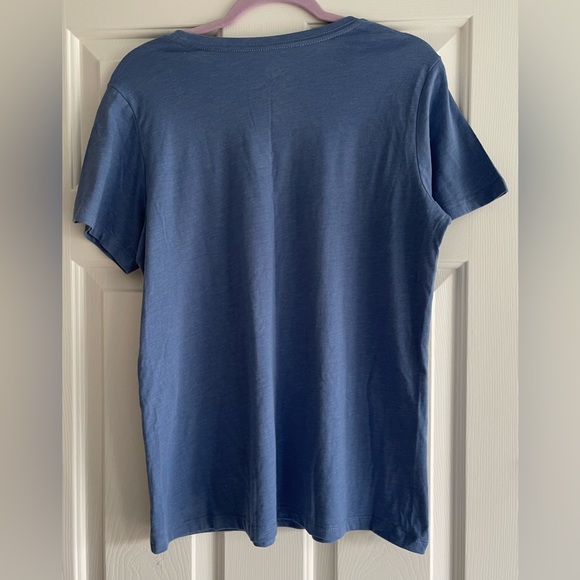 EUC FIRST I WAS MOM NOW I AM GRANDMA Graphic Tee Periwinkle Blue Size L - Picture 2 of 4
